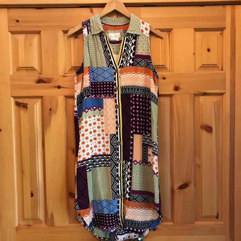 Anthropologie Patchwork Dress